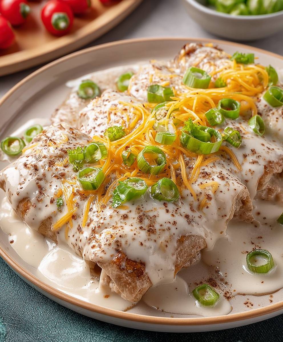 Creamy Queso Chicken Enchiladas – Effortless Family Dinner image 2