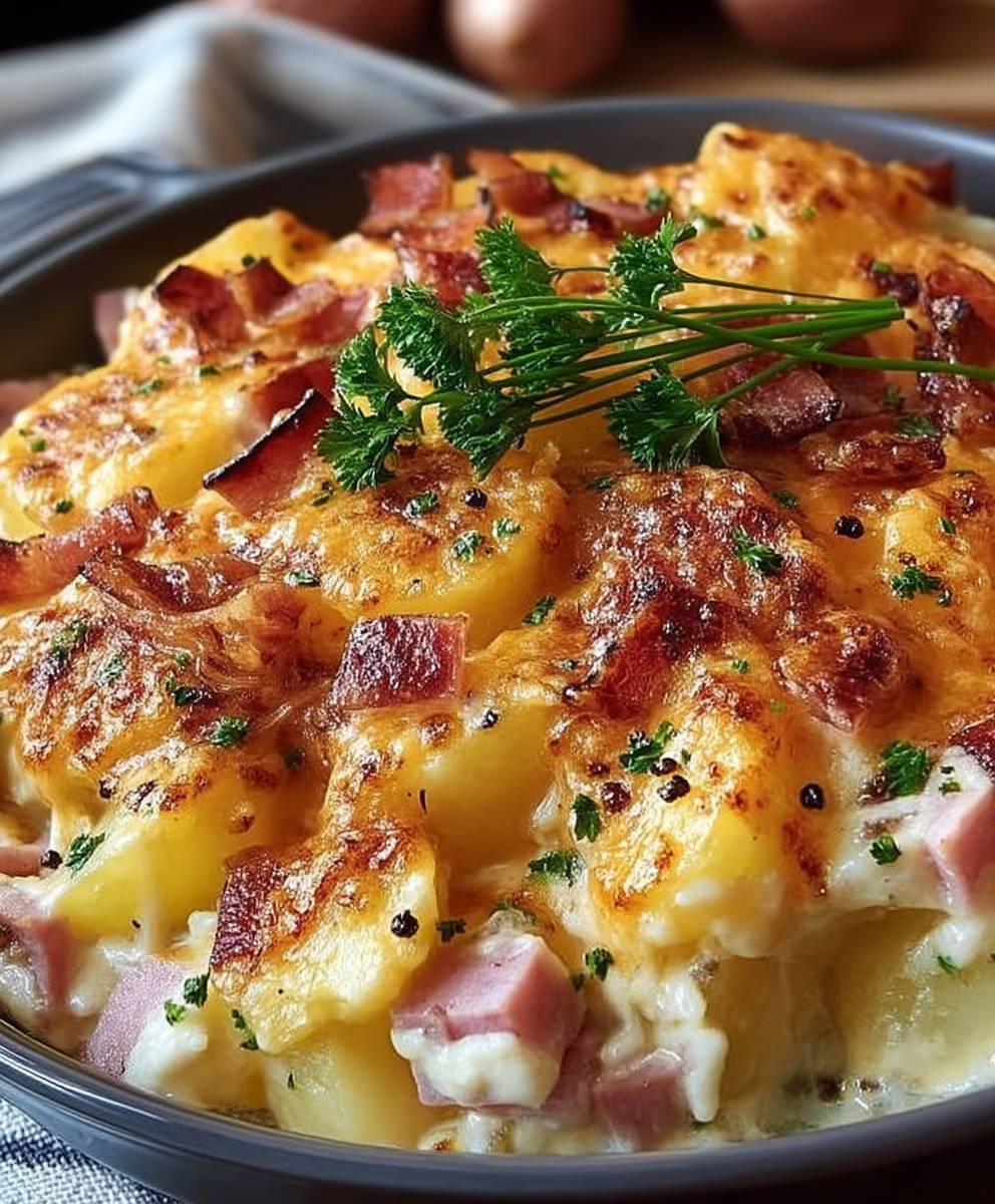 Crockpot Turkey Ham and Potato Casserole: A Budget-Friendly Family Favorite Meal Idea! image 2