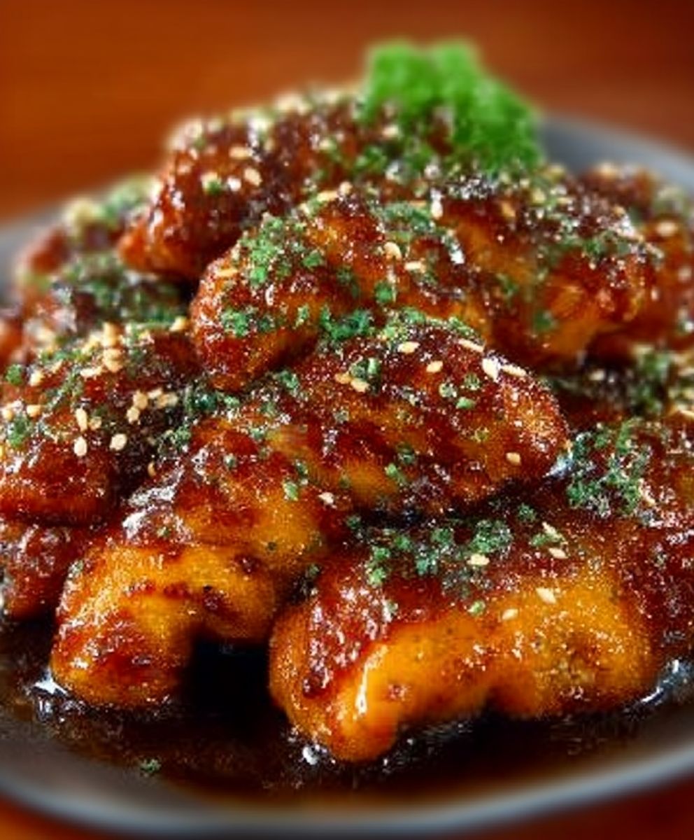 Irresistible Sweet & Savory Asian Mango Glazed Chicken Twists image 2