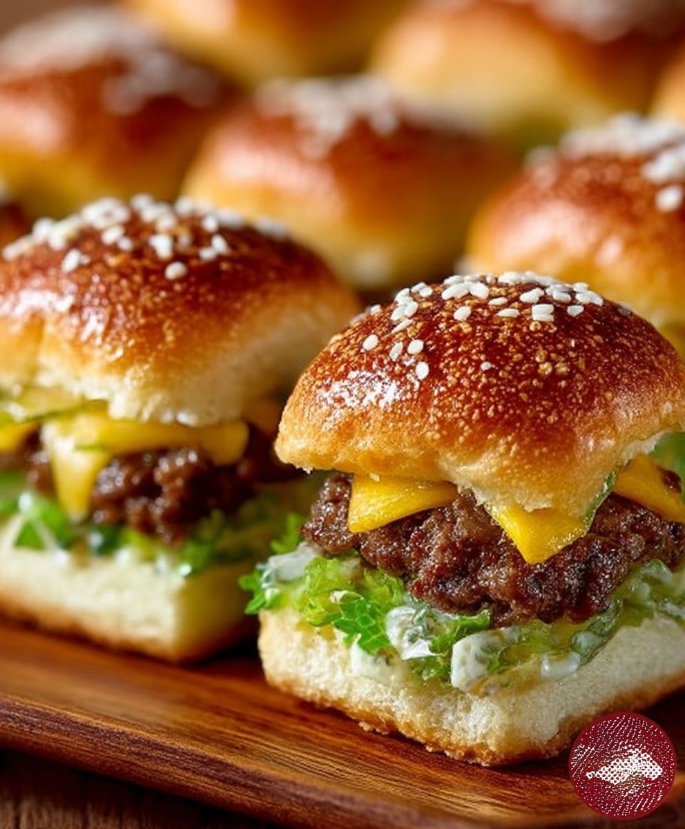 Loaded Big Mac Sliders | Game Day Food image 2