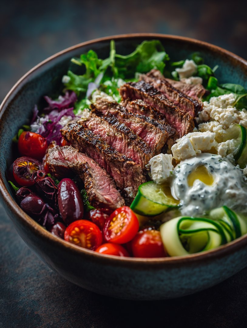 Mediterranean Steak Bowl Recipe: Discover Recipes for Quick and Easy Mediterranean Meals! image 2