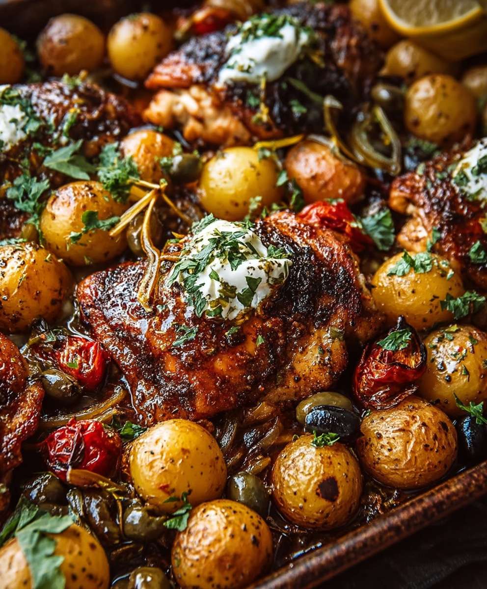 One-Pan Lemon Balsamic Chicken & Potatoes | Easy 30-Minute Dinner image 2