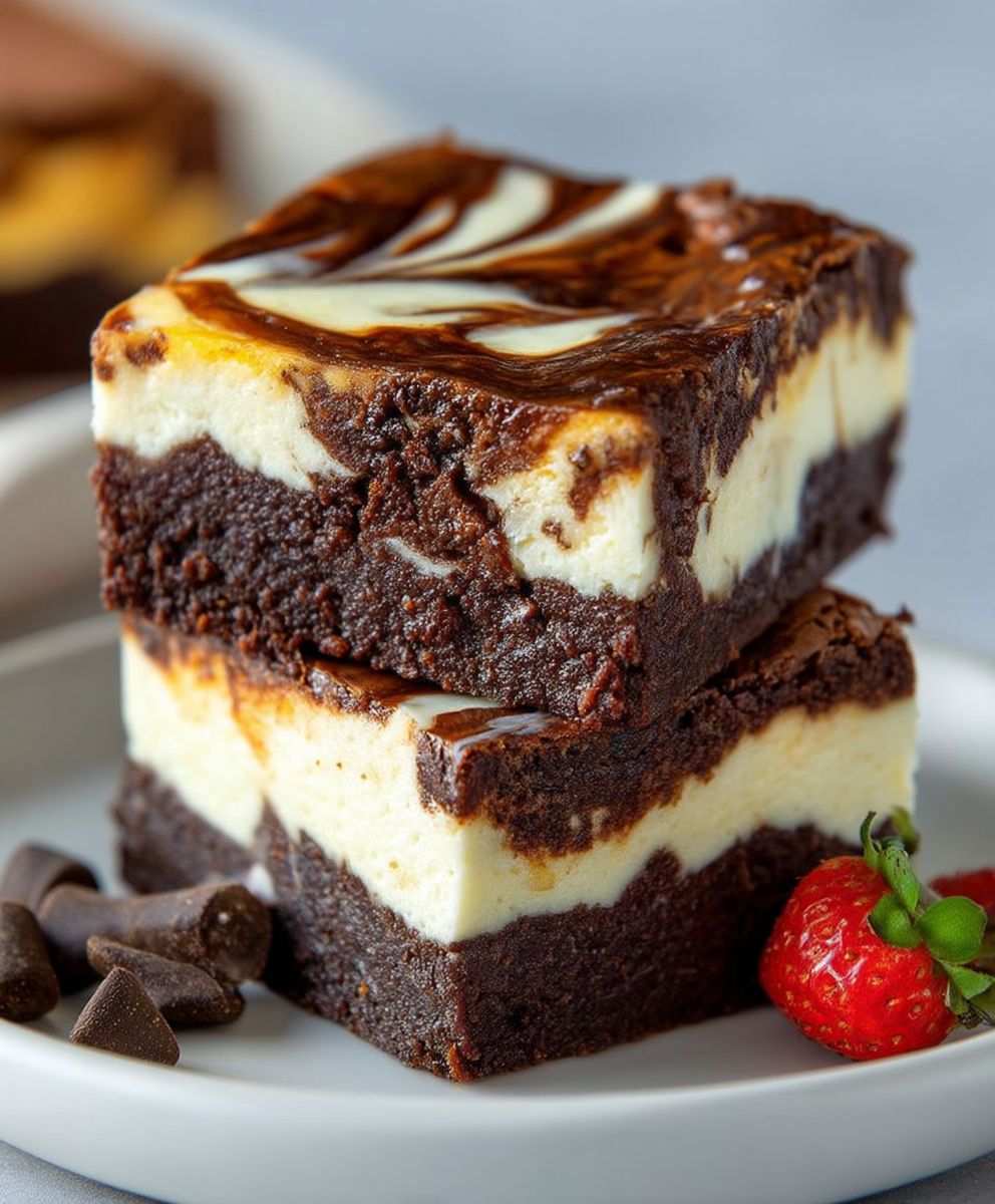 Sourdough Dessert Cheesecake Brownies image 2