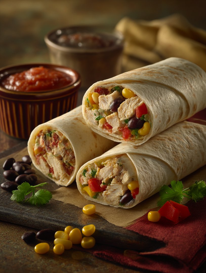 Southwest Chicken Wraps: Easy & Healthy Lunch Recipes image 2