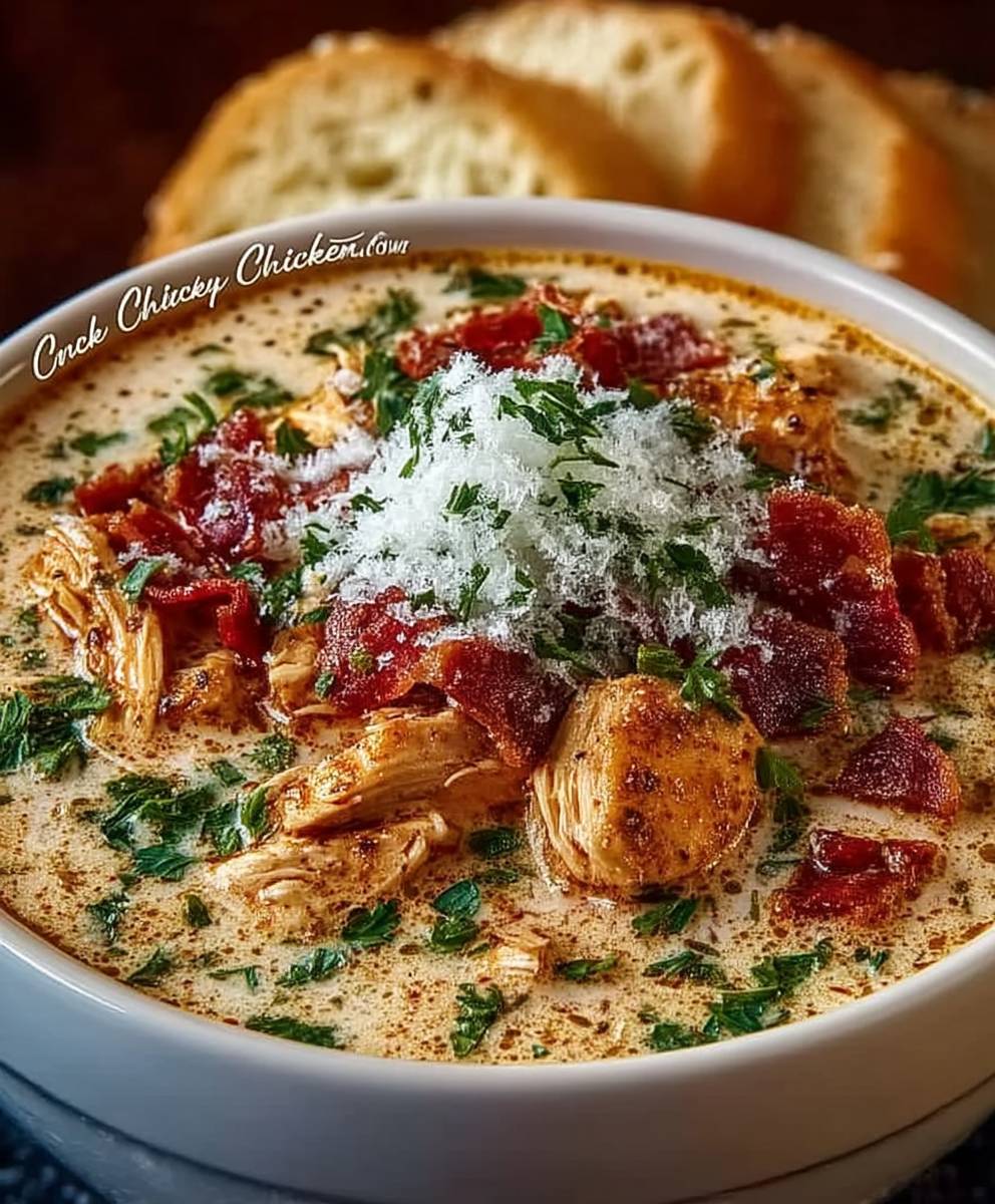 Creamy Chicken Parmesan Soup image 2