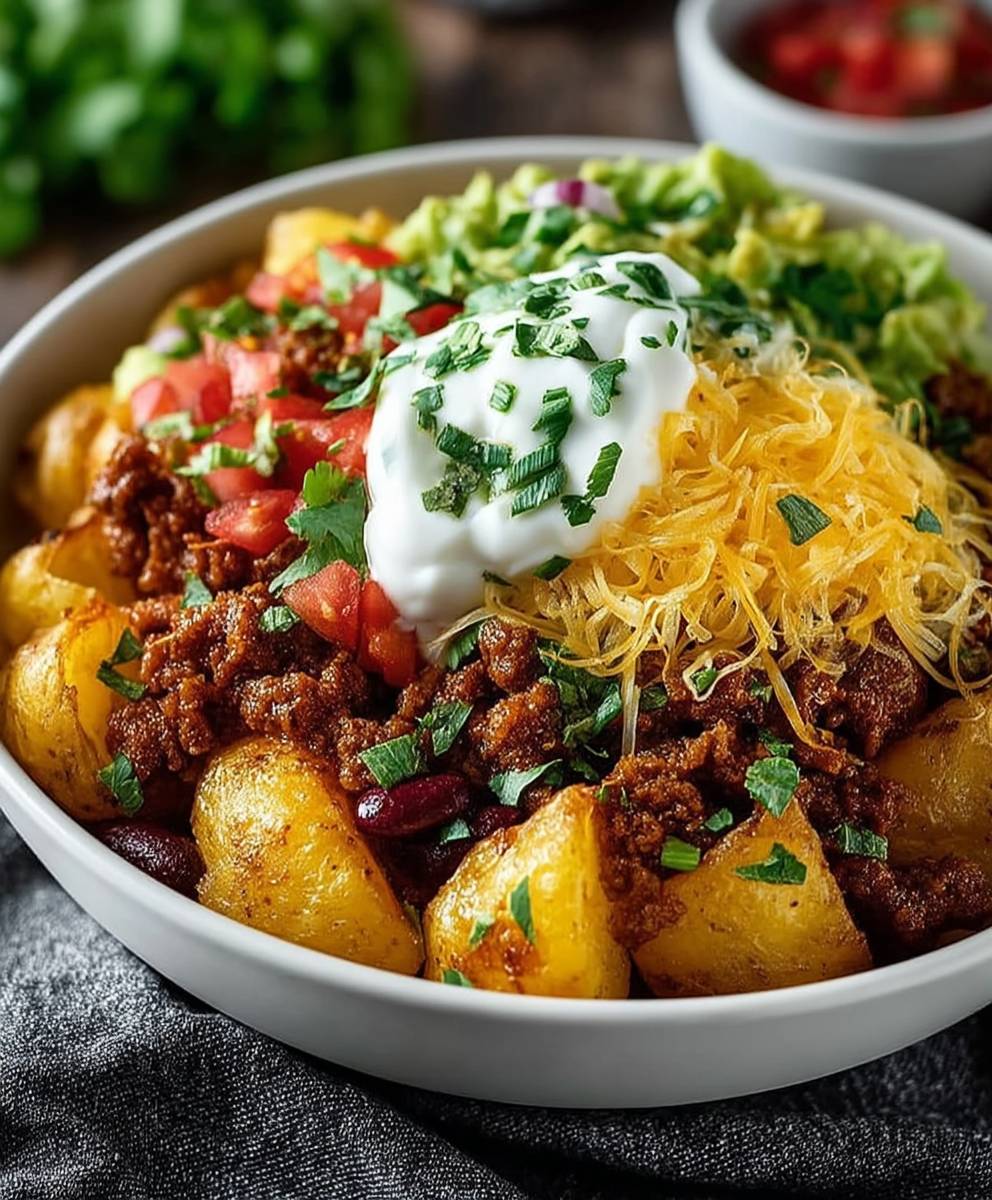 Loaded Potato Taco Bowl – Hearty Meal Prep Delight image 2