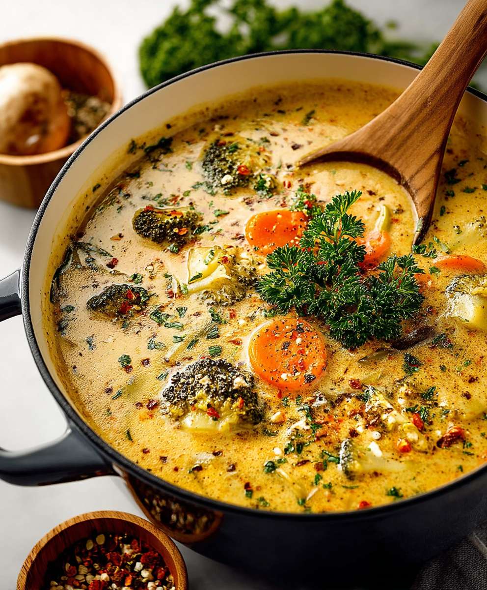 One-Pot Creamy Vegetable Soup – Vegan Comfort Food image 2