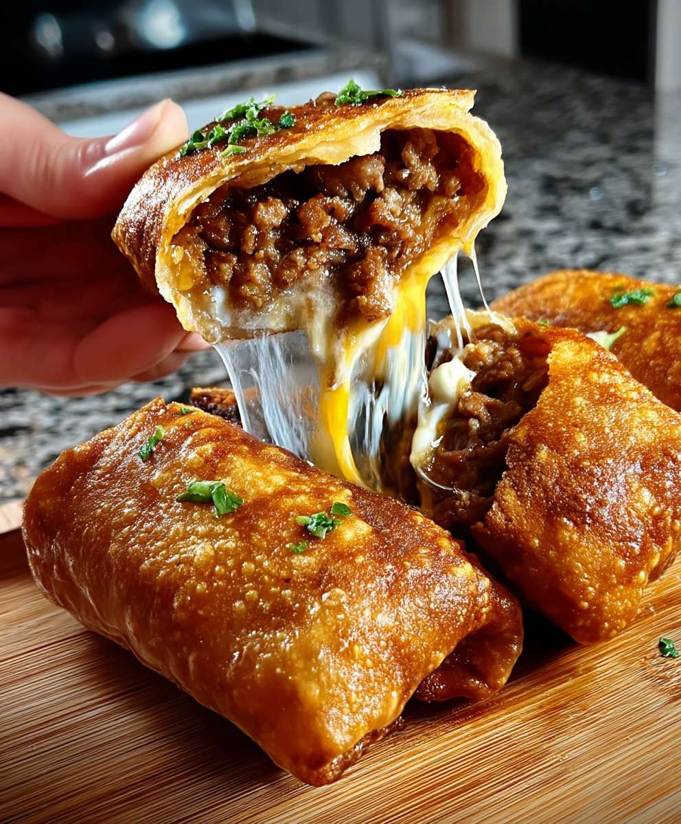 Beef and Cheese Chimichangas image 2